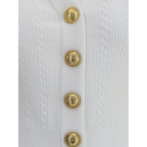 9024197.jpeg Balmain valge kardigan