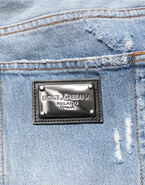 Dolce & Gabbana sinised katkised teksapüksid