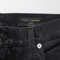 Dolce & Gabbana mustad meeste logo teksad, keskmine vöökoht