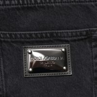 Dolce & Gabbana mustad meeste logo teksad, keskmine vöökoht