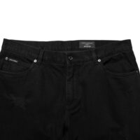 Dolce & Gabbana mustad meeste teksapüksid, regular