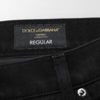 Dolce & Gabbana mustad meeste teksapüksid, regular