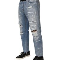 9046421.jpeg Dolce & Gabbana sinised kulutatud ja katkised teksapüksid