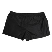 Dolce & Gabbana Mustad Logo Polüestrist Rannapüksid/Ujumispüksid