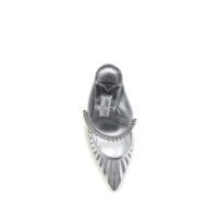 Jimmy Choo hõbedased nahast kõrged kontsakingad