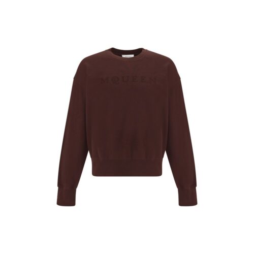 9063727.jpeg Alexander McQueen Brown Cotton Sweatshirt