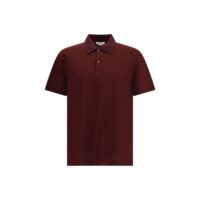 Alexander McQueen Bordeaux polo särk