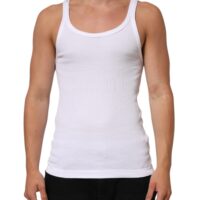 9068290-1.jpeg Dolce & Gabbana valge varrukateta ümmarguse kaelusega T-särk