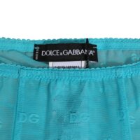 Dolce & Gabbana Light Blue logo pitsist midi aluspüksid