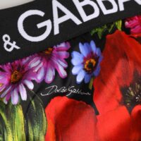 Dolce & Gabbana mitmevärvilise lilleprindiga kõrge vöökohaga aluspüksid