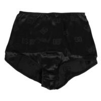 Dolce & Gabbana must siidist veniv kõrge vöökohaga korsettrihm