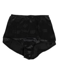 Dolce & Gabbana must siidist veniv kõrge vöökohaga korsettrihm