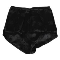 Dolce & Gabbana must siidist veniv kõrge vöökohaga korsettrihm