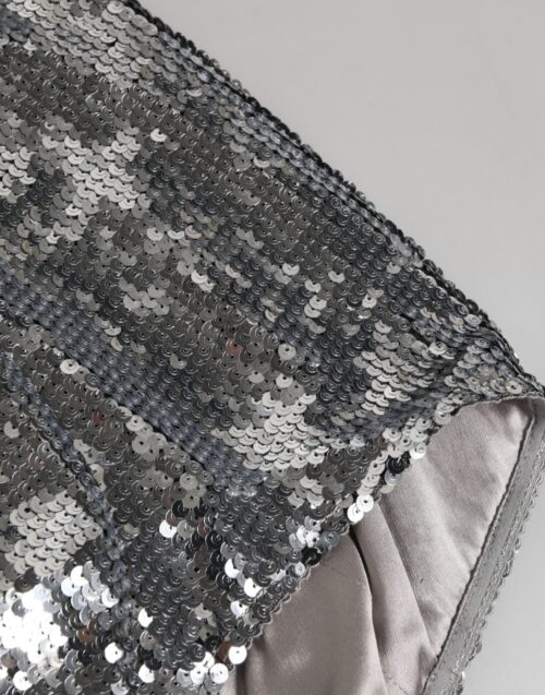 Dolce & Gabbana hõbedane nailonist litritega kõrge pihaga aluspesu