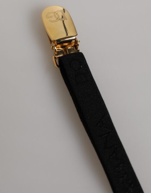 Dolce & Gabbana musta lillelise pitsiga sukahoidja nailonist rihmadega