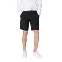 Armani Exchange Black Polyamide Bermuda Shorts