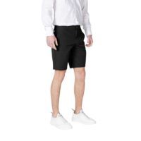 9108539.jpeg Armani Exchange Black Polyamide Bermuda Shorts