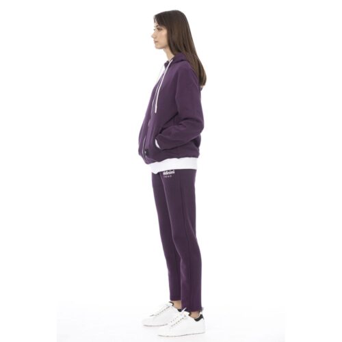 Baldinini Trend Purple Cotton naiste sviiter