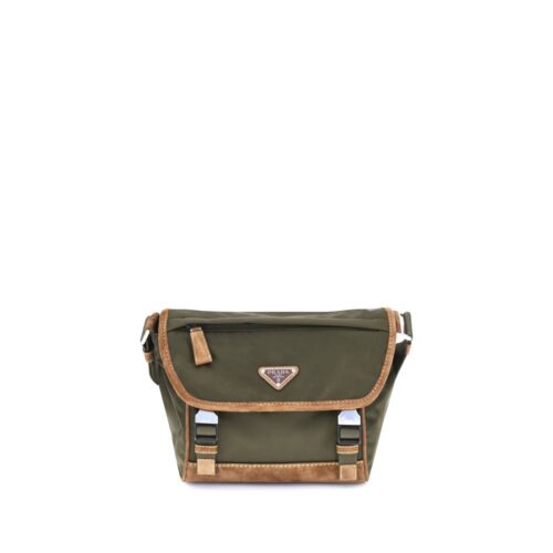9146444.jpeg Prada Bicolor Recycled Polyamide Shoulder Bag