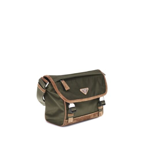 9146449.jpeg Prada Bicolor Recycled Polyamide Shoulder Bag