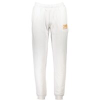 Cavalli Class Bianco Cotton Men Hoodie