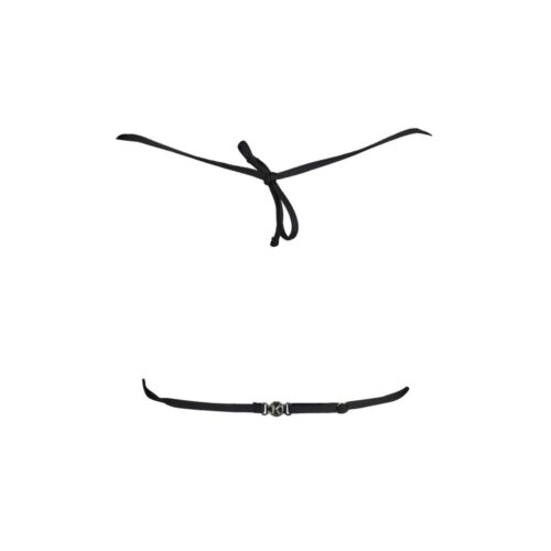 Karl Lagerfeld kollane polüamiidist naiste ujumistrikoo