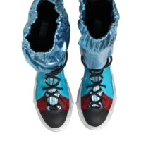 Dolce & Gabbana sinised paeltega üle põlve sokksaapad meestele