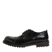 Dolce & Gabbana mustad neetidega meeste pidulikud Derby kingad