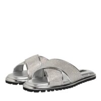 9180894.jpeg Dolce & Gabbana hõbedased strassidega plätud