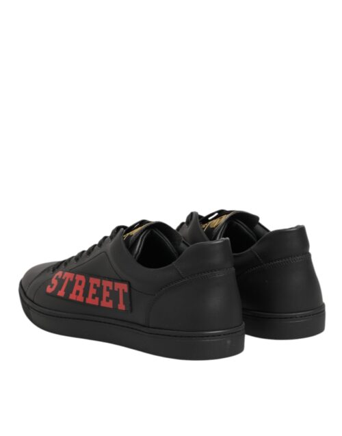9183560.jpeg Dolce & Gabbana Black Street Life Low Top Men Sneakers Shoes