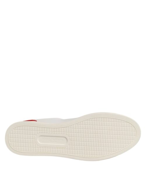 Dolce & Gabbana valged punased meeste madalad tossud