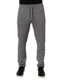 Dolce & Gabbana puuvillased jogger dressipüksid hall