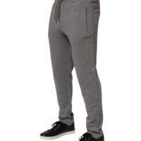 Dolce & Gabbana puuvillased jogger dressipüksid hall