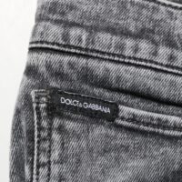 Dolce & Gabbana hallid puuvillased slim fit teksapüksid