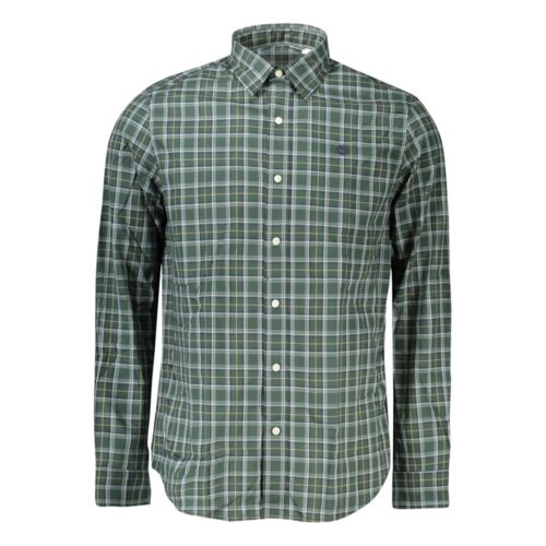 Timberland Verde Cotton Men Shirt