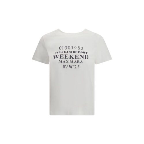 Max Mara White Cotton T-Shirt