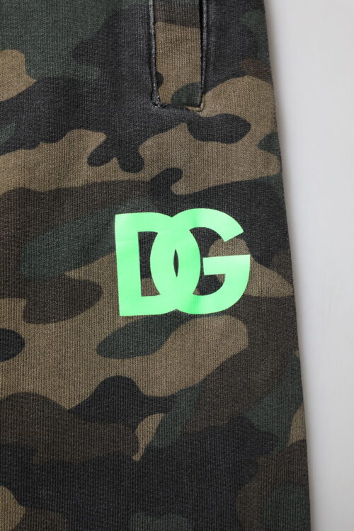 Dolce & Gabbana mitmevärvilised kamuflaažist puuvillased meeste dressipüksid