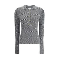 Ganni must viskoosist polosärk