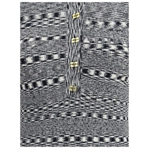 Ganni must viskoosist polosärk