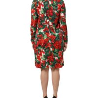 Dolce & Gabbana mitmevärviline lilleline lühike Portofino kleit