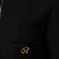 9398036-1.jpeg Dolce & Gabbana must lühike lukuga puuvillane jakk