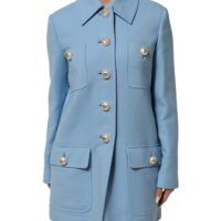 Dolce & Gabbana sinine nööpidega trenchmantel