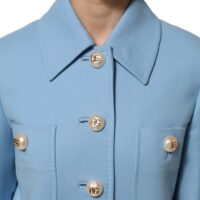 Dolce & Gabbana sinine nööpidega trenchmantel