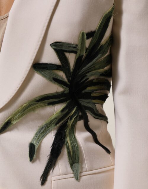 Dolce & Gabbana beež tikanditega üherealine jakk