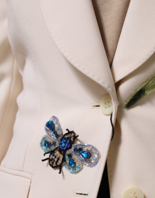 Dolce & Gabbana beež tikanditega üherealine jakk