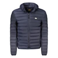 Cavalli Class Blu Polyester Men Jacket