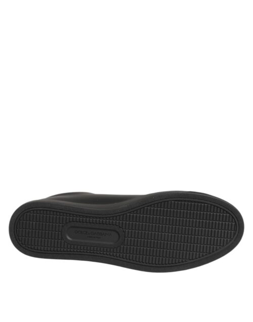 Dolce & Gabbana Mustad kristallsüdamega tossud