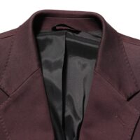 Dolce & Gabbana burgundipunane puuvillane kahe nööbiga pintsak