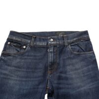 Dolce & Gabbana sinised puuvillased stretš kitsad meeste teksad