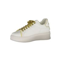 9485284.jpeg Gaelle Paris Bianco Polyurethane Women Sneaker